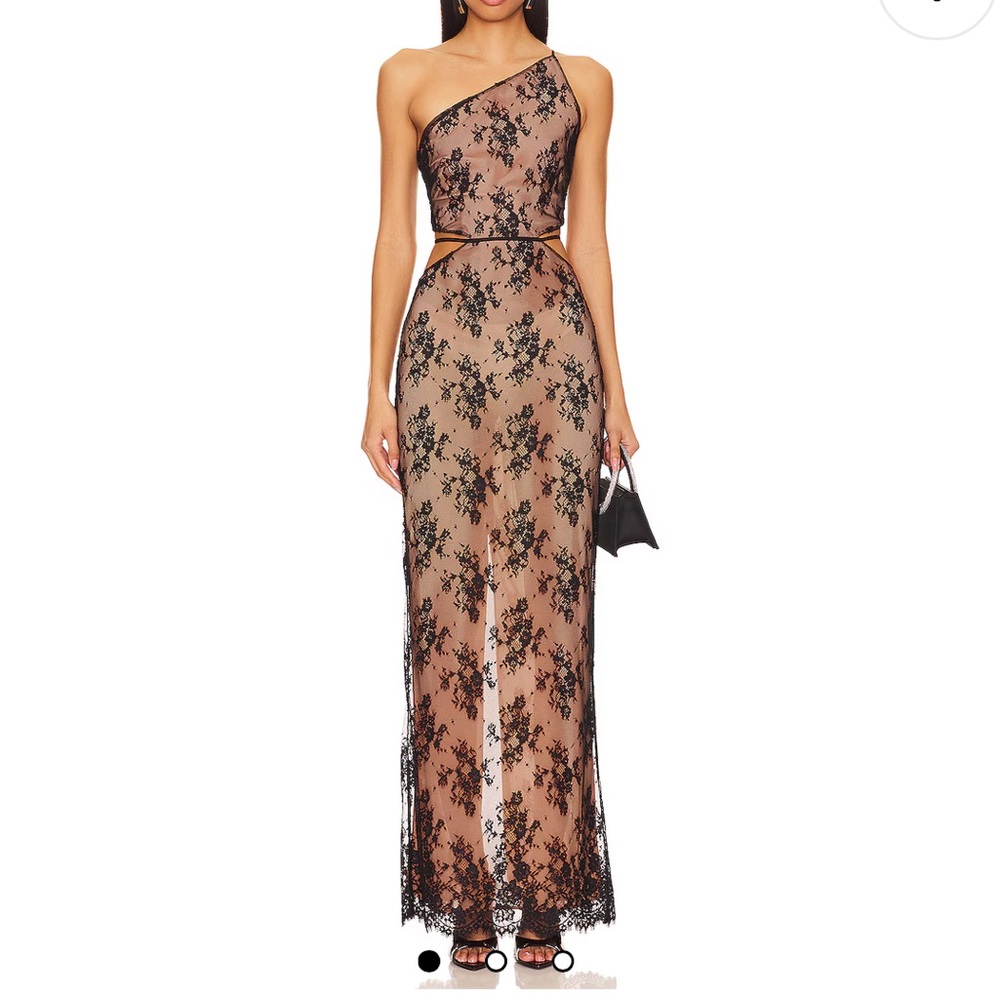 NEW NWT NBD Arzu Gown in Black